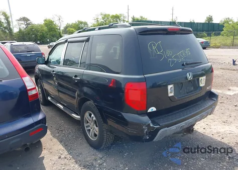 2005 Honda Pilot Ex-L from USA, damaged, VIN 2HKYF18515H509497